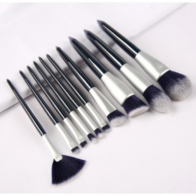 10pcs cosmetic brush private logo professional brushes set cheap